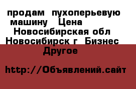 продам  пухоперьевую  машину › Цена ­ 30 000 - Новосибирская обл., Новосибирск г. Бизнес » Другое   